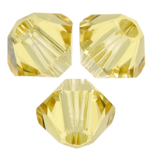 Swarovski crystal spinning tops 5328 3 mm - Reinvented Dark Jonquil x50