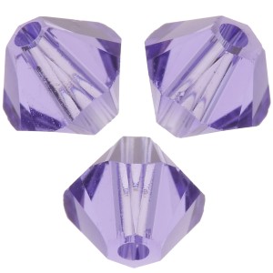 Swarovski crystal spinning tops 5328 4 mm Tanzanite x50