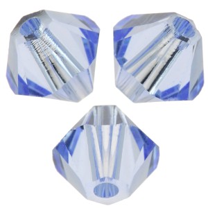 Swarovski crystal spinning tops 5328 4 mm Light Sapphire x50
