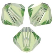 Swarovski crystal spinning tops 5328 4 mm Peridot x50