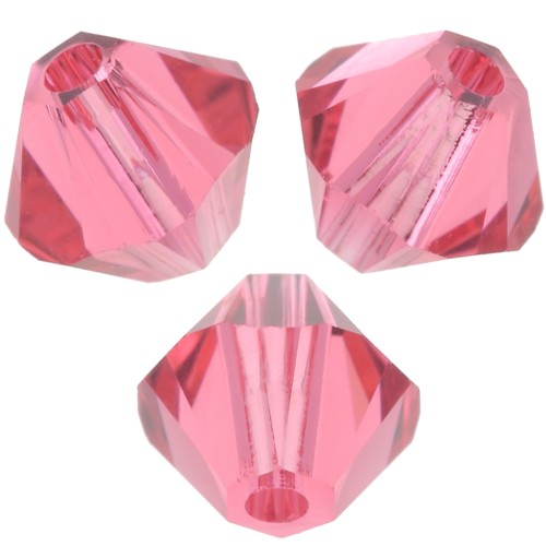 Swarovski crystal spinning tops 5328 4 mm Padparadscha x50