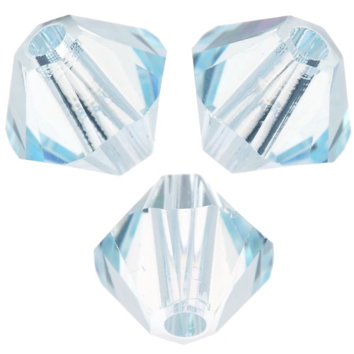 Swarovski 5328 Crystal Bicones 4mm Light Azore x50