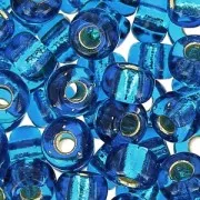 Miyuki Seed beads 6/0 25 - S/L Capri Blue x8g