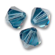 Swarovski crystal spinning tops 5328 4 mm Montana x50