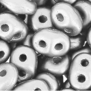 SuperDuo 2.5x5mm Pastel Grey x10g