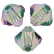 Swarovski 5328 Crystal Bicones 4mm Crystal Paradise Shine 2X x50