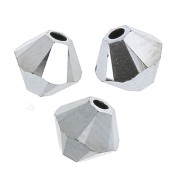 Swarovski 5328 Crystal Bicones 4mm Crystal Light Chrome 2X x50