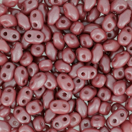 MiniDuo 2x4 mm Pastel Burgundy x10g