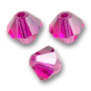 Swarovski crystal spinning tops 5328 5 mm Fuchsia x20