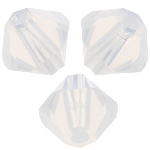 Swarovski 5328 Crystal Bicones 5mm White Opal x20