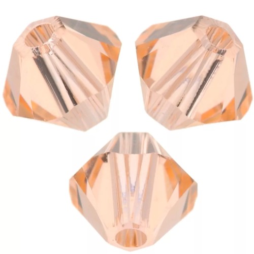 Swarovski Crystal Bicones 5mm Light Peach x20