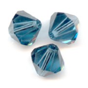 Swarovski 5328 Crystal Bicones 6mm Montana x20