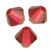 Swarovski crystal spinning tops 5328 6 mm Scarlet x20