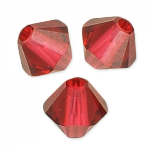 Swarovski 5328 Crystal Bicones 6 mm Scarlet x20