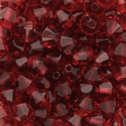 Swarovski 5328 Crystal Bicones 6 mm Scarlet x20