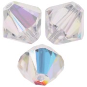 Swarovski 5328 Crystal Bicones 8mm Crystal AB x6|raw }}