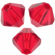 Swarovski Crystal Bicones 8mm Light Siam  x6|raw }}