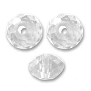Round flat Swarovski 5040 6 mm Crystal x1