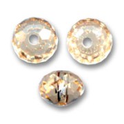 Round flat Swarovski 5040 6 mm Light Colorado Topaz x1