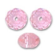 Swarovski 5040 Flat round 6mm Light Rose x1
