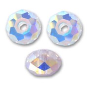 Round flat Swarovski 5040 6 mm Crystal AB x1