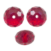 Round flat Swarovski 5040 6 mm Light Siam x1