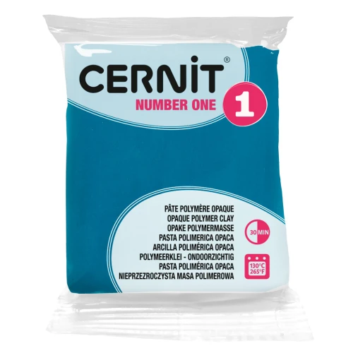 Cernit Number One Opaque Clay - Teal Blue (No. 230) x 56 g