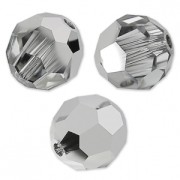 Round beads Swarovski 5000 4 mm Crystal Light Chrome x20