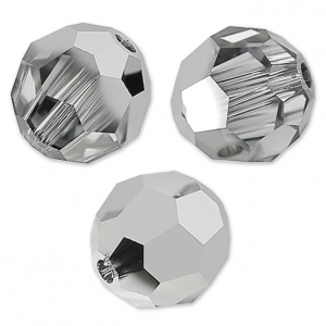 Swarovski 5000 rounds 4mm Crystal Light Chrome x20