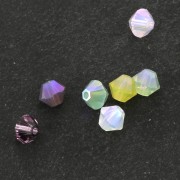 Round beads Swarovski 5000 4 mm Rose Water Opal Shimmer x20