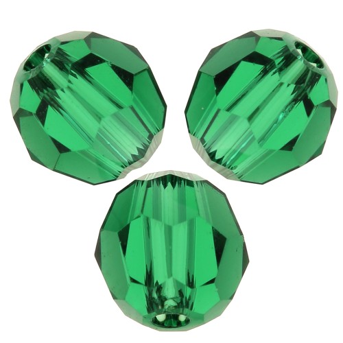 Swarovski 5000 4 mm round beads - Majestic Green x20