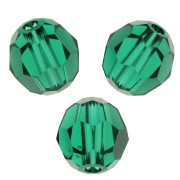 Round beads Swarovski 5000 5 mm - Emerald x10