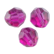 Round beads Swarovski 5000 6 mm Fuchsia x6