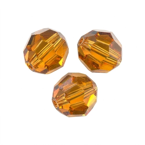 Round beads Swarovski 5000 6 mm Topaz x6