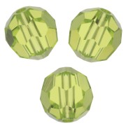 Round beads Swarovski 5000 6 mm - Citrus Green x6