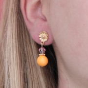 Round beads Swarovski 5000 6 mm - Dark Rose x6