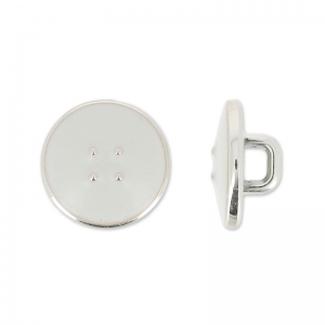 Button round CCB 11.30 mm Light Grey/Light Gold x1