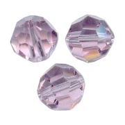 Round bead Swarovski 5000 8 mm Light Amethyst x1