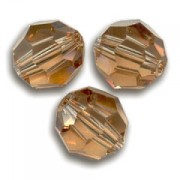 Swarovski 5000 round 8mm Light Smoked Topaz  x1|raw }}