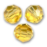 Swarovski 5000 round 8mm Light Topaz x1