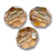 Round bead Swarovski 5000 8 mm Light Colorado Topaz x1