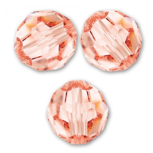 Round bead Swarovski 5000 8 mm Rose Peach x1