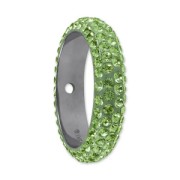 PureCrystal one hole 185001 Pavé Ring 18.5mm Peridot|raw }}