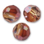 Swarovski 5000 round 10mm Crystal Red Magma x1|raw }}