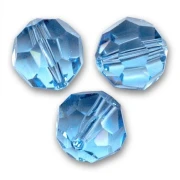 Round beads Swarovski 5000 3 mm Aquamarine x20