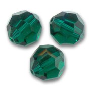 Round beads Swarovski 5000 3 mm Emerald x20