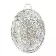 Grizzly pendant 49 mm Old Silver Tone x1