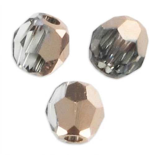 Round beads Swarovski 5000 3 mm Crystal Rose Gold x20