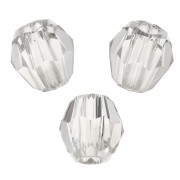 3mm Swarovski 5000 rounds - Crystal Silver Shade x20