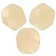 Fire Polished faceted round beads 6mm Beige x25
